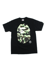 T-shirt Big Ape Bape 1st Green Camo noir