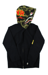 Bape 1st Green Camo Half Shark Noir PONR