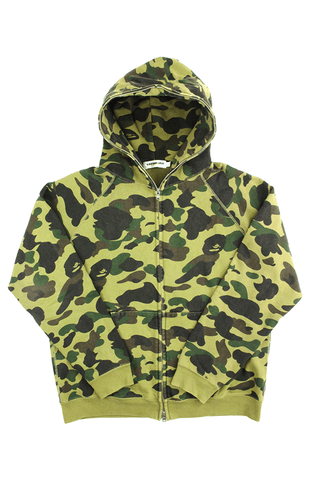 Bape 1st Green Camo Fullzip