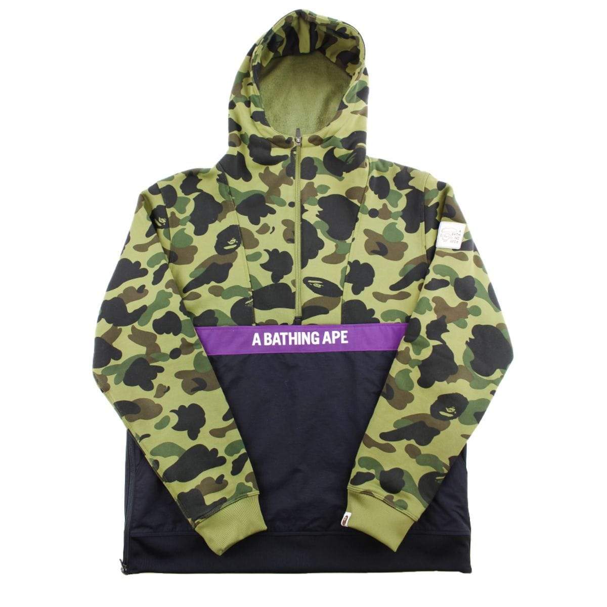 Bape 1st Green Camo Pullover Anorak - SaruGeneral