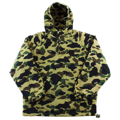 Bape 1st Green Camo Anorak doublé polaire
