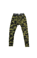 Bape 1st Green Camo Thermal Pants