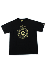 T-shirt Bape 1st Yellow Camo Ape Crest noir