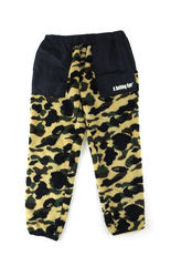Pantalon Bape 1st Yellow Camo BOA