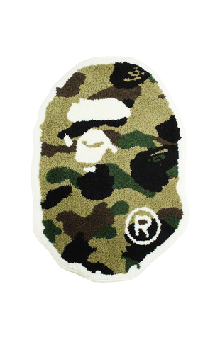 Tapis tête de singe Big Ape 1st Yellow Camo de Bape