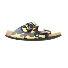 Birkenstocks Bape 1st à motif camouflage jaune