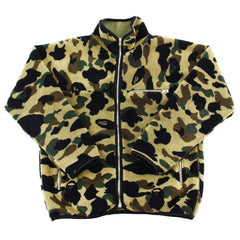 Veste polaire camouflage verte Bape 1st