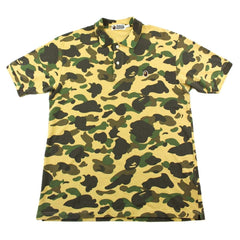 Polo camouflage jaune Bape 1st