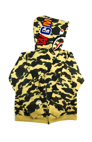 Bape 1st Yellow Camo frankenstein Shark