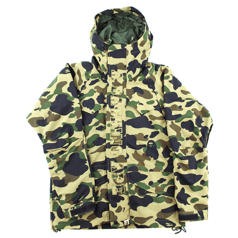 Veste de snowboard Bape 1st Yellow Camo