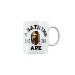 Mug Bape 2010 College Logo Blanc