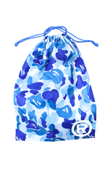 Sac à cordon Bape ABC bleu camouflage