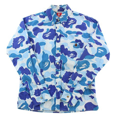 Bape ABC Blue Camo LS Shirt