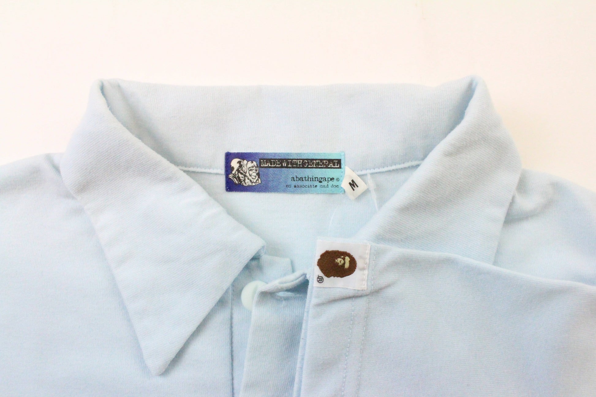 Bape ABC Blue Camo Polo Shirt Blue - SaruGeneral