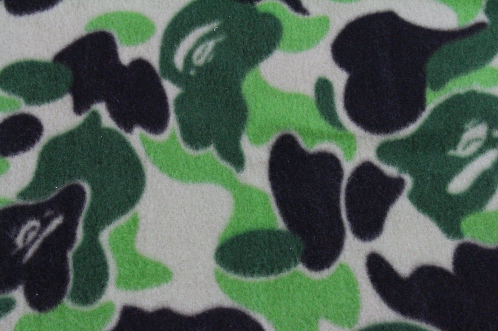 Bape ABC Green Camo Fleece Blanket - SaruGeneral
