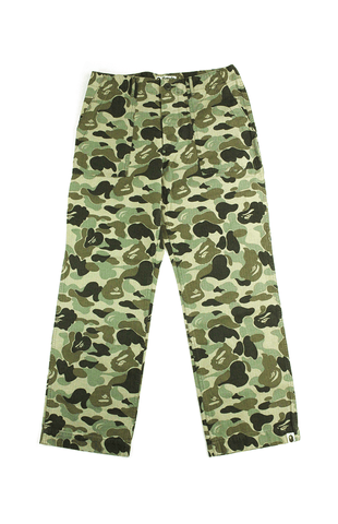 Pantalon camouflage vert Bape ABC
