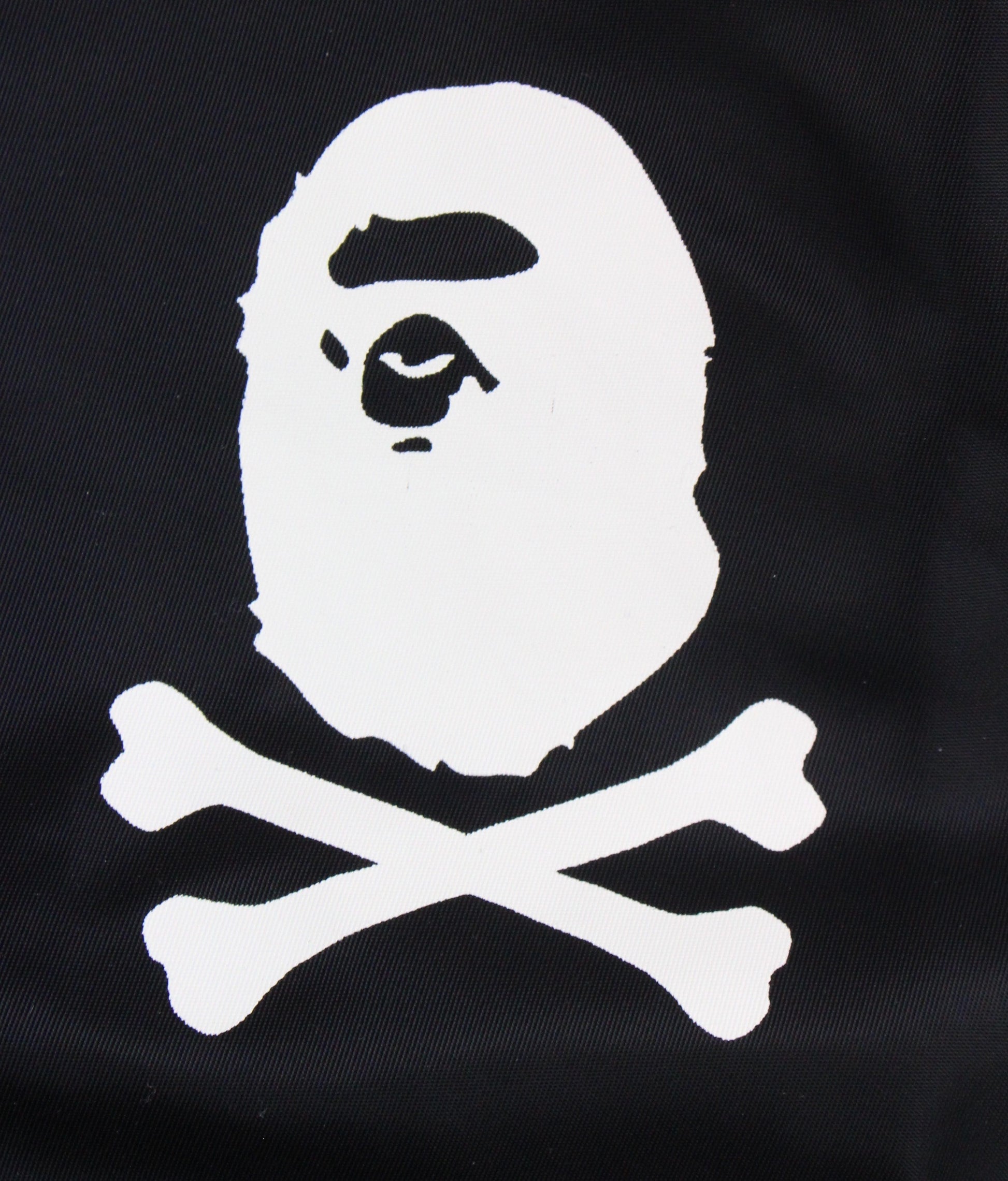 Bape pirate store Crossbones full zip jacket Black - SaruGeneral