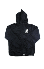Veste zippée complète Crossbones du magasin pirate Bape Noir