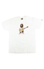 Bape Ape Guitar Tee White