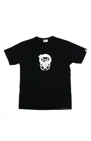 T-shirt Bape Baby Lisa AP Noir