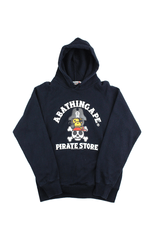 Bape Baby MiloPirate Store College Logo Hoodie Black