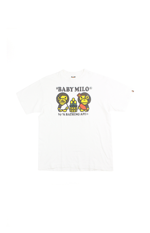 T-shirt en bambou Bape Baby Milo Baby Lisa blanc
