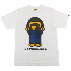 T-shirt Bape Baby Milo Bape Bag blanc
