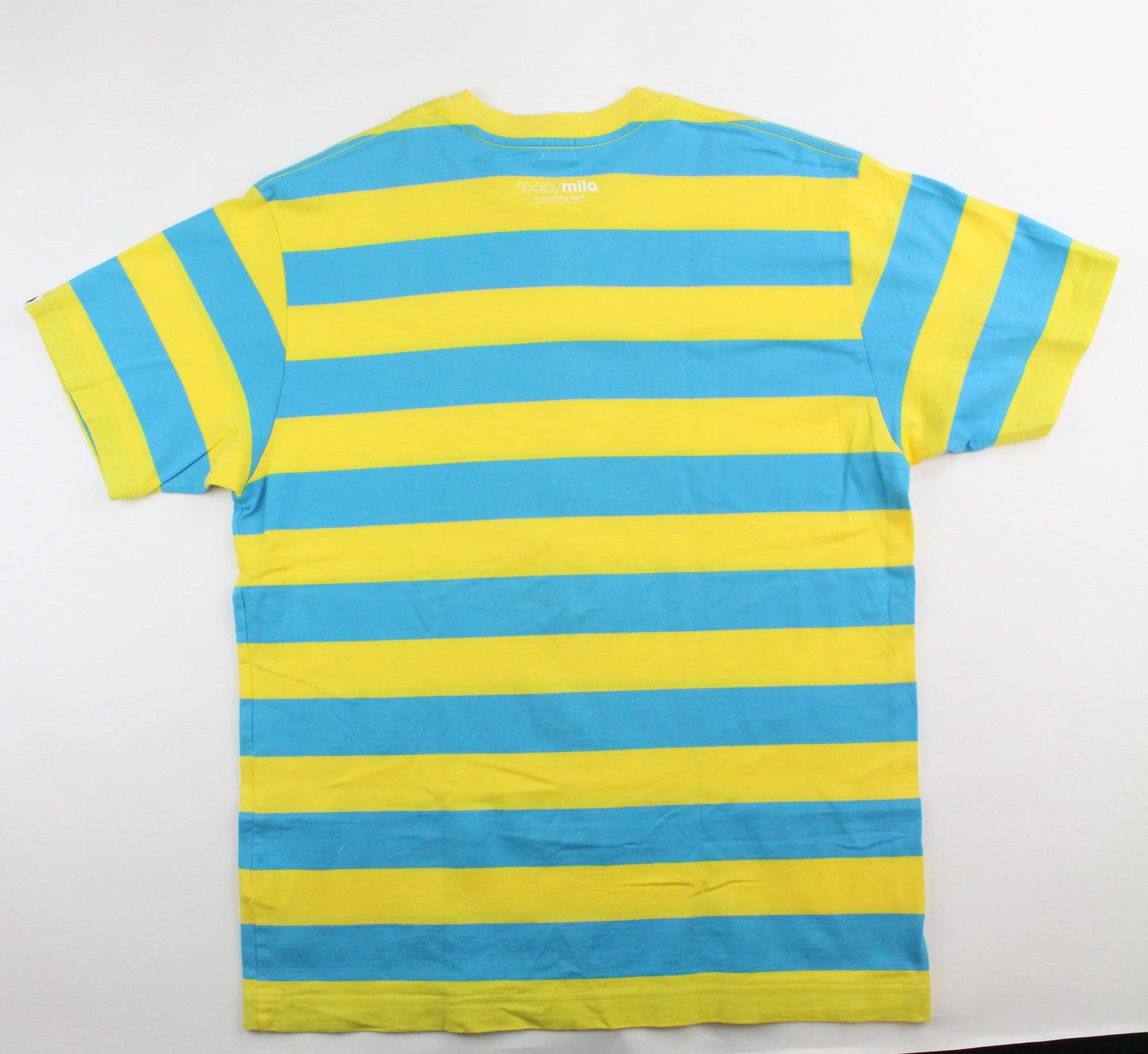 Bape Baby Milo Blue & Yellow Stripe Tee - SaruGeneral