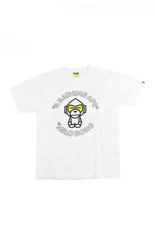 T-shirt Bape Baby Milo Borg blanc