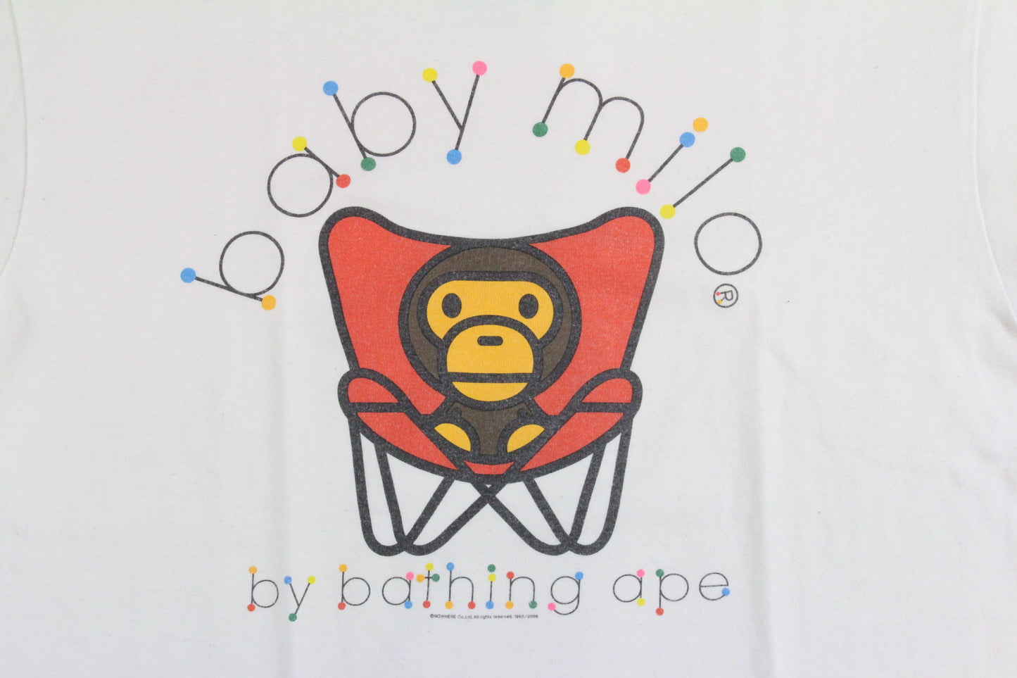bape baby milo chair tee white - SaruGeneral