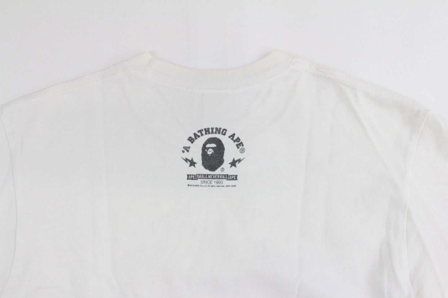 bape baby milo chair tee white - SaruGeneral