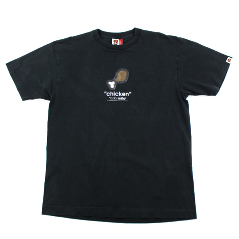 T-shirt Bape Baby Milo Chicken Leg noir