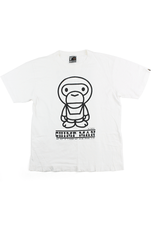 Bape Baby Milo Chimp Man Tee White