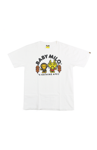 T-shirt Bape Baby Milo Dragon chinois Blanc