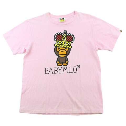 T-shirt Bape Baby Milo Crown rose