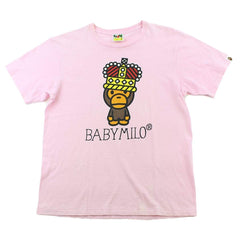 T-shirt Bape Baby Milo Crown rose