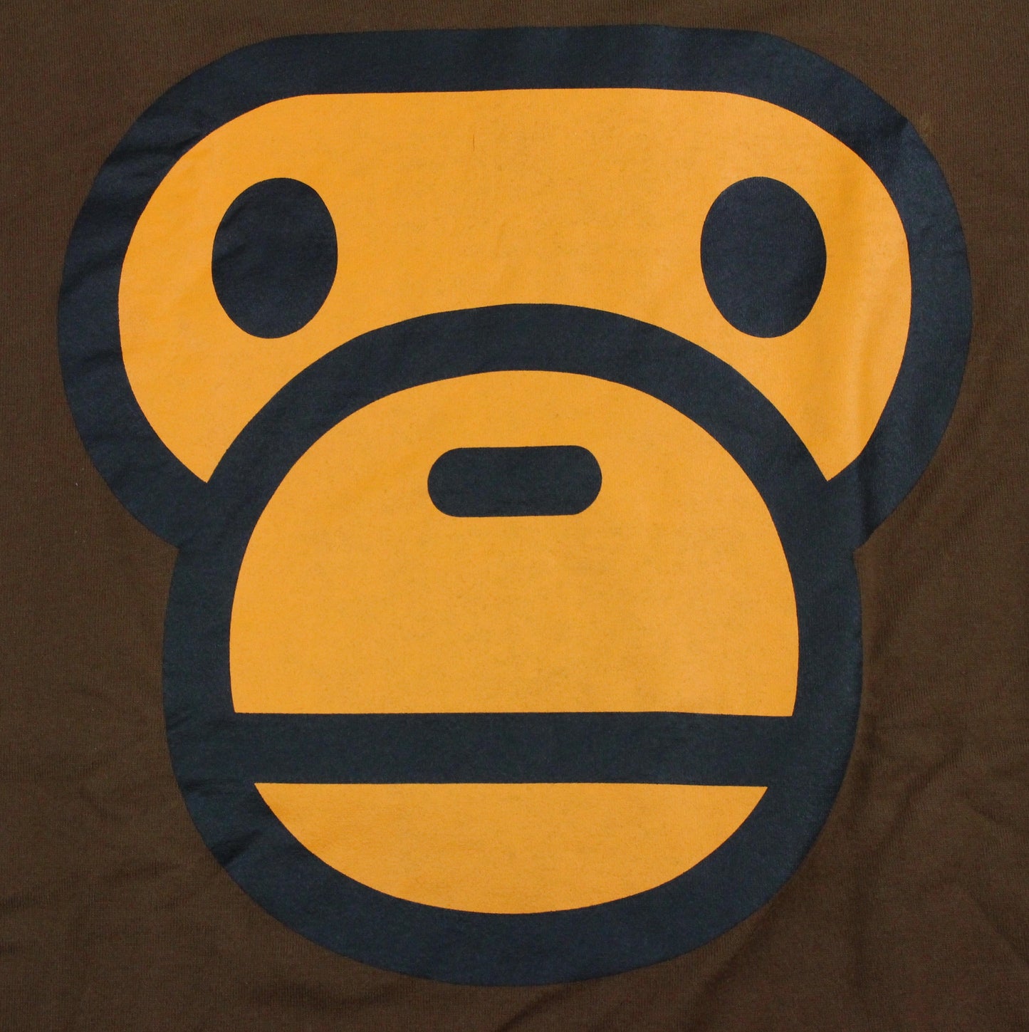Bape Baby Milo Face Tee Brown - SaruGeneral