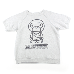 Bape Baby Milo Generals SS Crewneck Grey