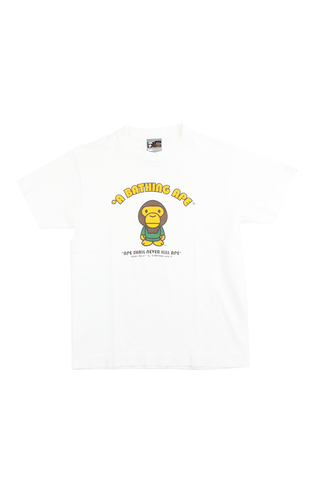 T-shirt Bape Baby Milo Generals blanc