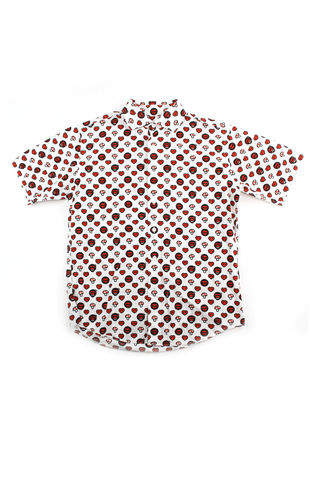 T-shirt Bape Baby Milo imprimé cœurs blanc