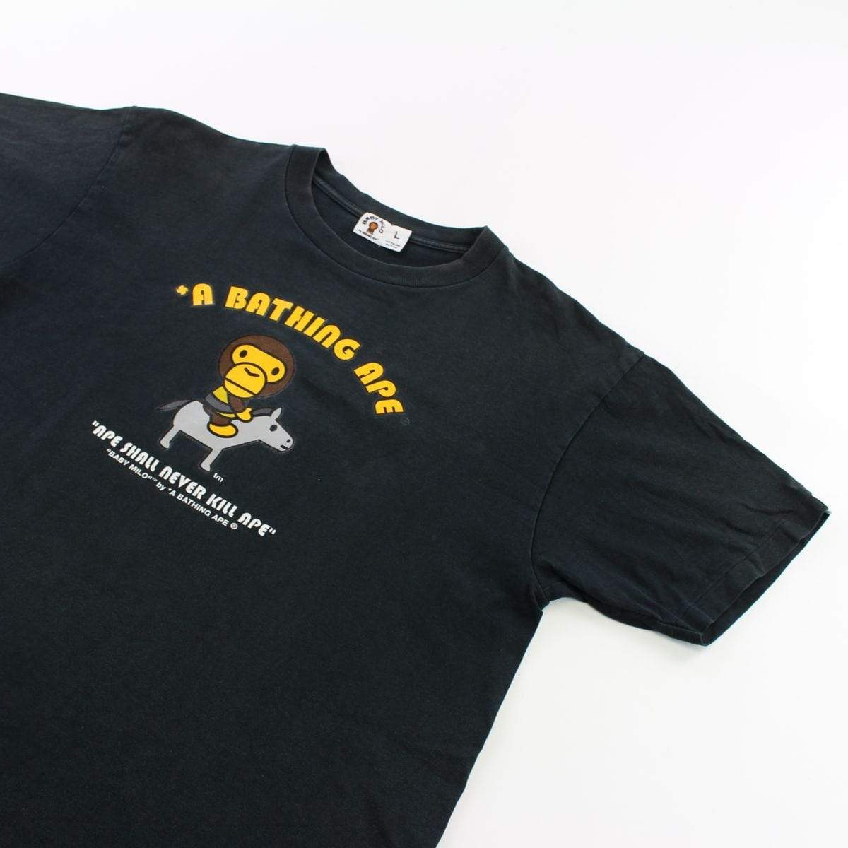 Bape Baby Milo Horse Tee Black - SaruGeneral