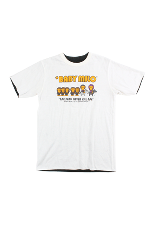 T-shirt réversible Bape Baby Milo Horses, blanc