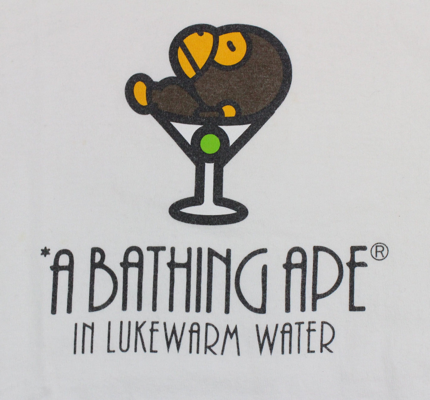Bape Baby Milo Martini Glass Tee White - SaruGeneral
