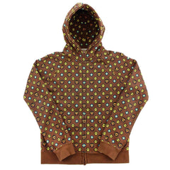 Sweat à capuche monogramme Bape Baby Milo marron