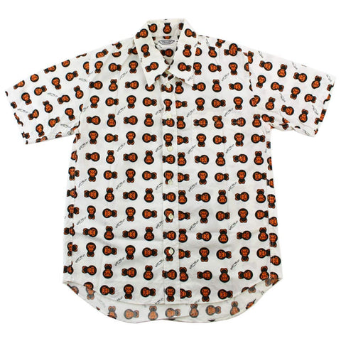 T-shirt Bape Baby Milo Monogram Blanc