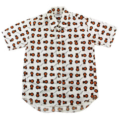 Bape Baby Milo Monogram Shirt White