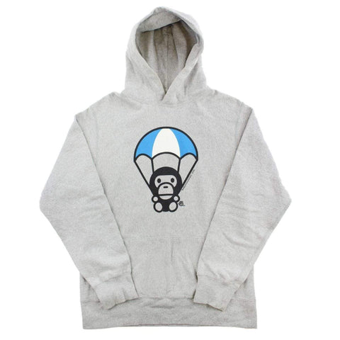 Sweat à capuche Bape Baby Milo Parachute Gris