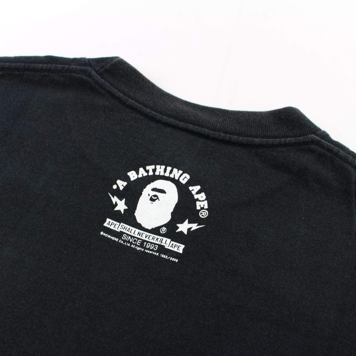 Bape Baby Milo Racoon Palm Tree Tee Black - SaruGeneral