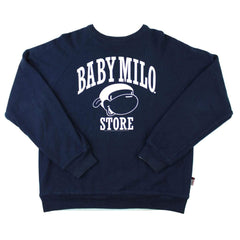 Bape Baby Milo Store Reversible Crewneck Navy