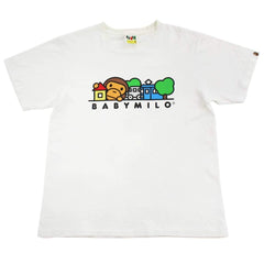 T-shirt Bape Baby Milo Tram blanc